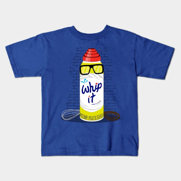 Whip It Good Kids T-Shirt by graffd02